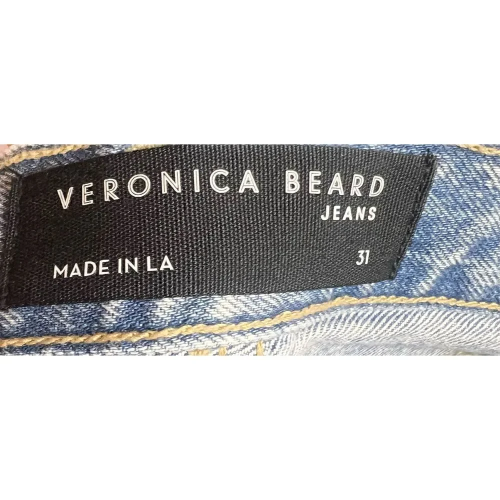 Veronica Beard CARLY KICK-FLARE JEAN | RAW HEM in Bail Out NWT Size 31/12